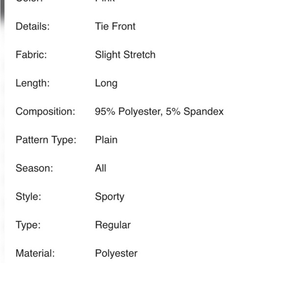 PINK HIGH WAISTED DRAWSTRING LEGGINGS - Picture 6 of 7